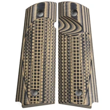 1911 CCW Grips Earth Camo G10 Full Size or Compact or Springfield EMP or PT1911