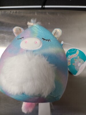Squishmallows Kellytoy Sassy Squad 5'' Plush 2022 NEW Rodina Unicorn Fuzzy Belly