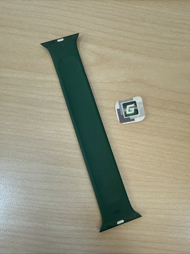 Apple Watch Solo Loop Band Size 6 - Clover Green Genuine OEM 41mm 40 38 Used - Photo 2 sur 8
