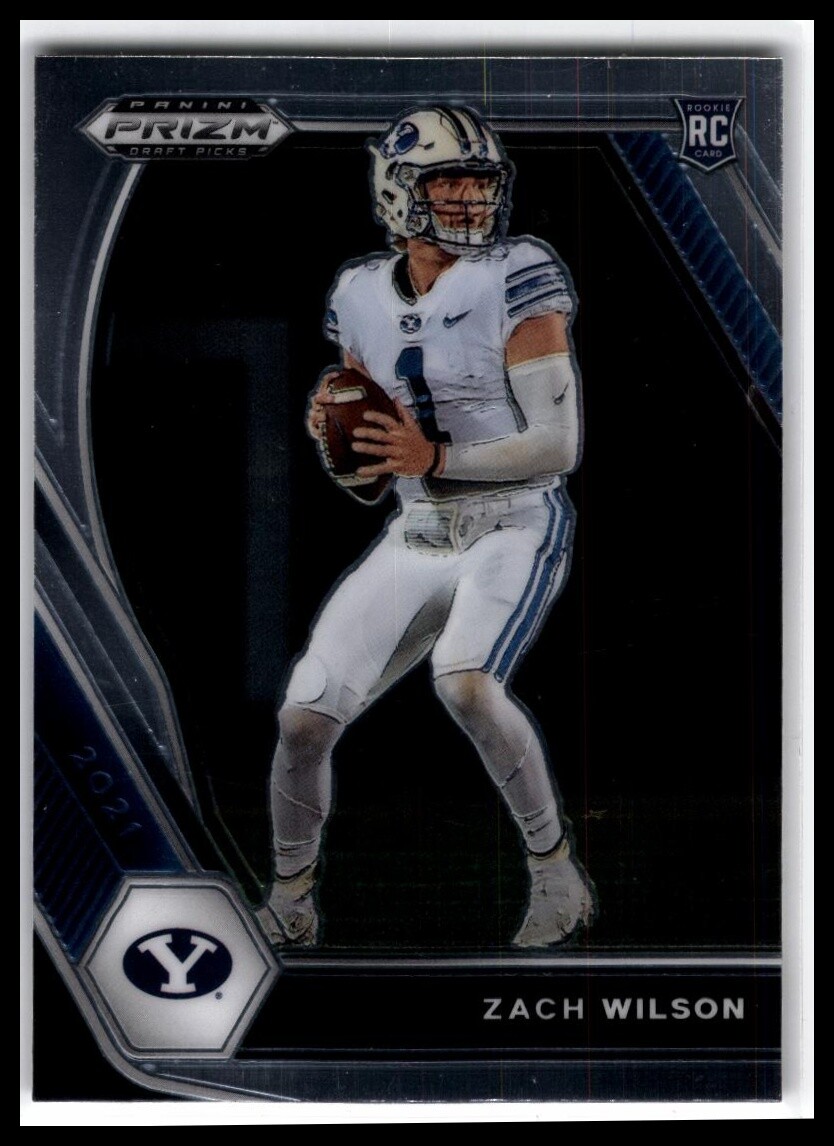 2021 Panini Prizm Draft Picks Collegiate #105 Zach Wilson