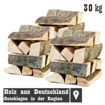 GRILLMASTER (2,05€/1kg) Räucherholz 30kg Smoker Buchenholz kammergetrocknet 25cm Brennholz G