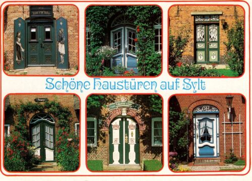 Ansichtskarte Sylt Haustüren - Bild 1 von 2
