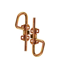 Loop Style Spring Locking Barrel Bolts 1pair w/Screws Shed Double Door, gates, 