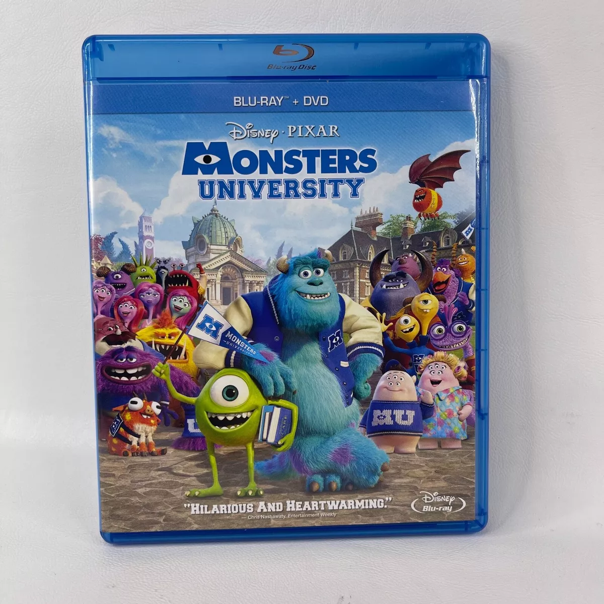 MONSTERS INC + MONSTERS UNIVERSITY 2 Blu-ray+ 2 DVD + BOTH W/ OOP SLIPCOVERS