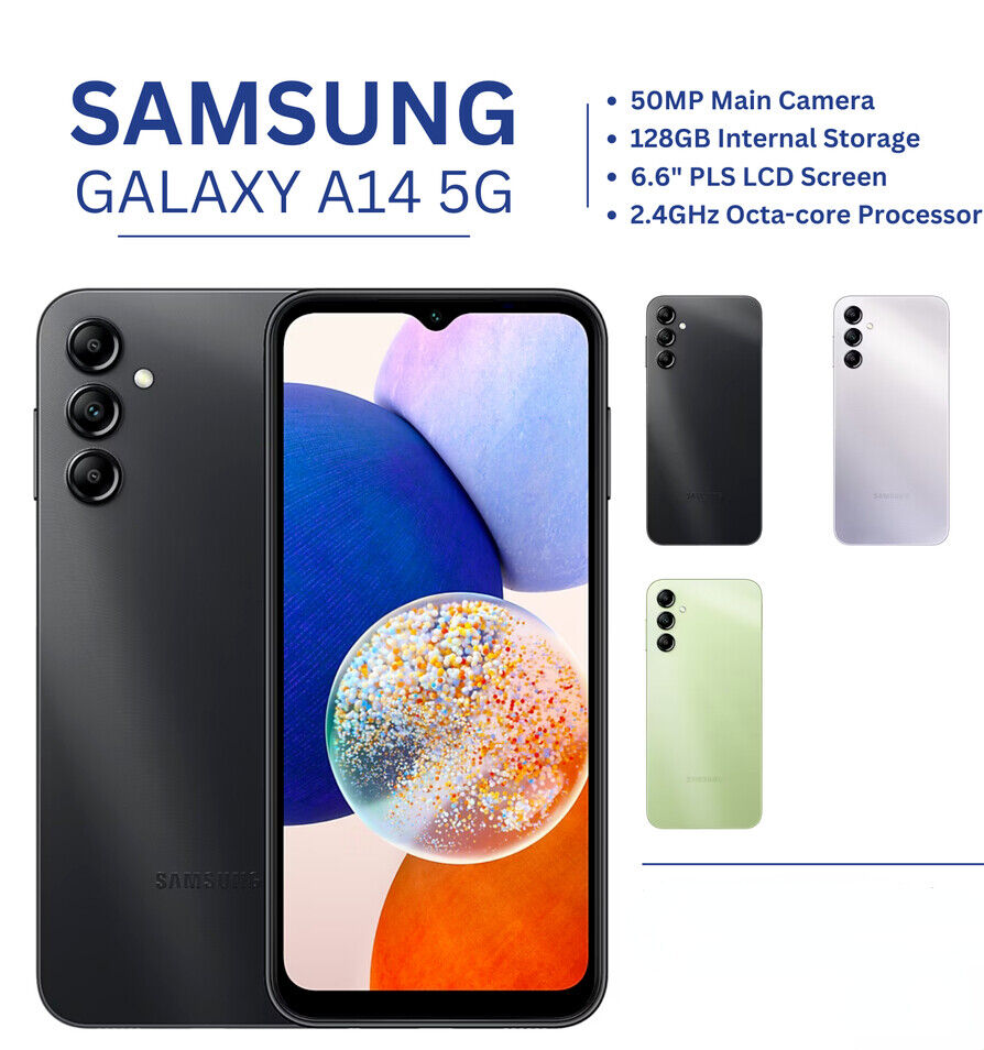 Samsung A146P/DSN Galaxy A14 5G (Double Sim - 6.6'' - 128 Go, 4 Go