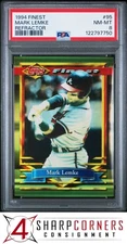 1994 FINEST REFRACTOR #95 MARK LEMKE BRAVES POP 6 PSA 8