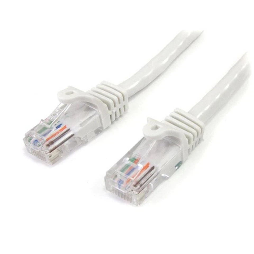 StarTech.com 1m Cat5e RJ45 UTP Netzwerkkabel Snagless - Cat 5e Patchkabel - Weiß - Bild 2 von 4
