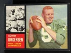 VINTAGE 1962 Topps #115 SONNY JURGENSEN Philadelphia Eagles **L@@K **