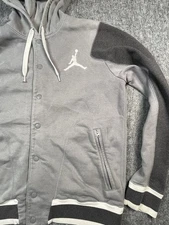Nike Air Jordan Jumpman Varsity ButtonDown Basketball Hoodie/Jacket Size Large