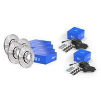 SKF Bremsscheiben Set Va+Ha Passend FüR VW Bora 9M2