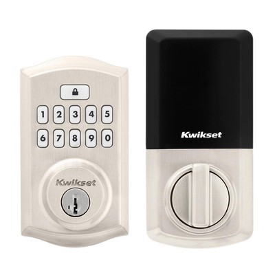 Smartcode 260 Traditional Satin Nickel Keypad Single Cylinder Electronic Deadbol
