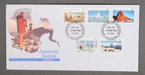 MayfairStamps Australian Antarctic Territory FDC 1984 Antarctic Scenes Series 1
