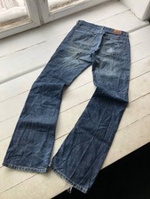Vintage Lee Denver Bootcut Denim Jeans Men s Flared Faded Colour Y2K Size 33-36