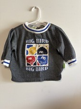 90 s Vintage Sesame Street Big Bird Toddlers Pullover Sweatshirt Size 18m