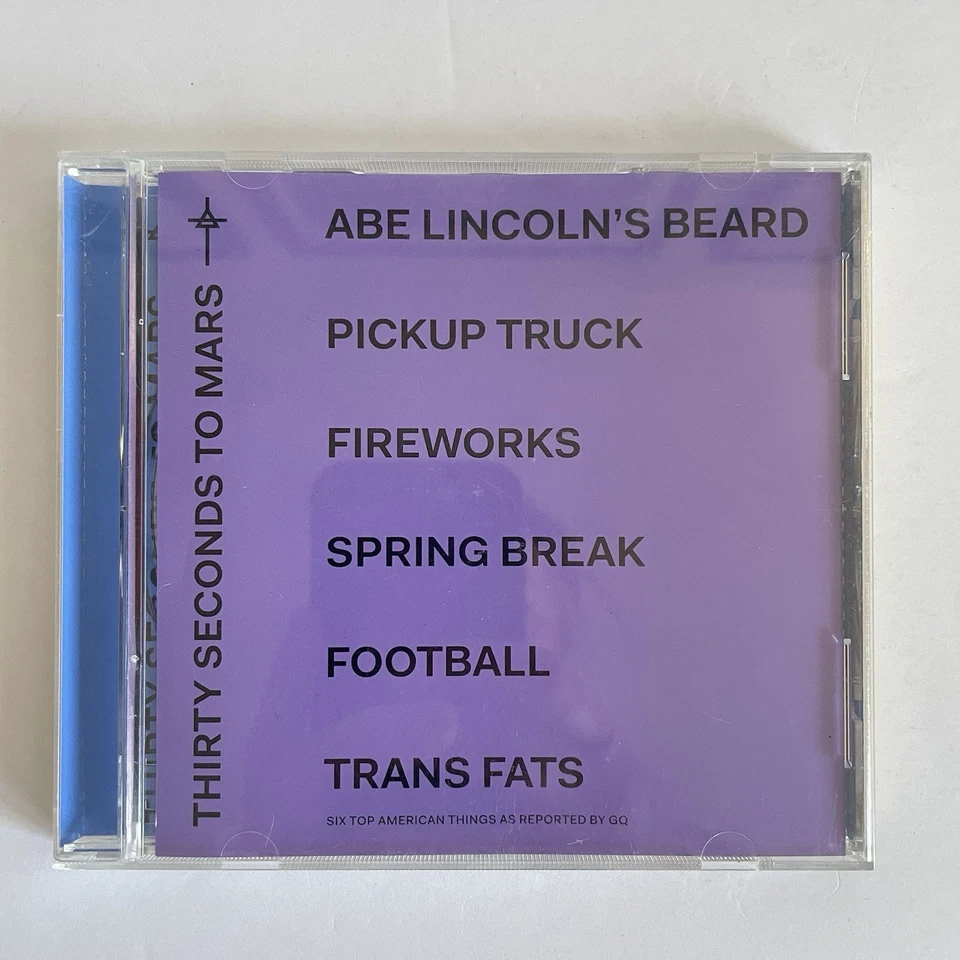 Thirty Seconds To Mars – America CD Purple 2018 Interscope Records Foto 2 de 4