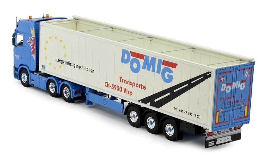 TEKNO, SCANIA S Highline 6x4 con rimorchio DOMIG, 1/50,  TEK81580 - Immagine 4 di 4