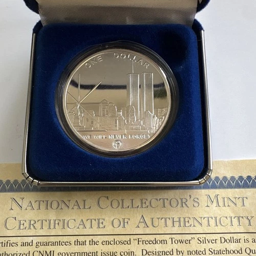 Photo of a Commemorative Silver Dollar coin from an eBay sale