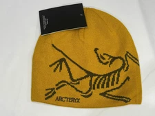 Arc'teryx Bird Head Toque Beanie – Yellow Wool Winter Hat – Unisex Warm Knit NWT