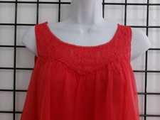 VINTAGE WARNERS / USA   SIZE PETITE  PXS  GREEN / NYLON  / NIGHTGOWN