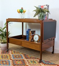 Vintage Retro G Plan Ib Kofod Larsen Drinks Trolley Serving Trolley Del Avail