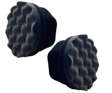 2 Pcs Large Tire Shine Applicator, Reusable Tire Dressing Applicator Wave Contou