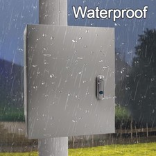Electric Enclosure Distribution Box Wall Mounted Lockable IP65 Metal Waterproof-