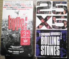 Hype! & Die Fortsetzung Der Abenteuer Der Rolling Stones - 2 VHS Rock Videos
