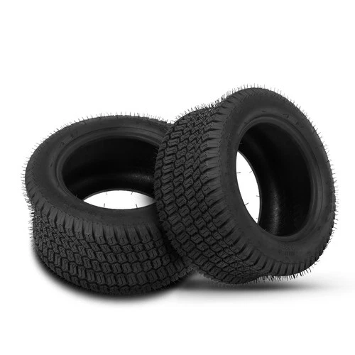 2pcs 22x9.50-12 Lawn Mower Tractor Turf Tires 4PR Tubeless Max Load: 1290Lbs