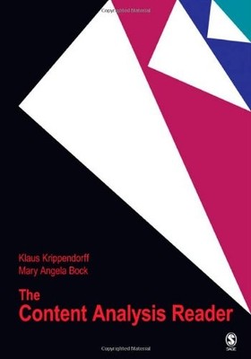 THE CONTENT ANALYSIS READER By Klaus Krippendorff & Mary Angela Bock **Mint**