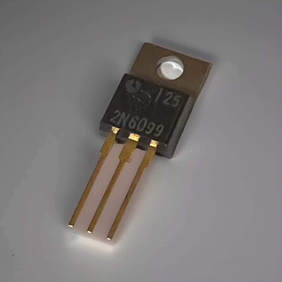 2N6099 SGS Thomson – NPN Power Transistor TO-220 NOS Gold Pins Audio - Bild 1 von 1