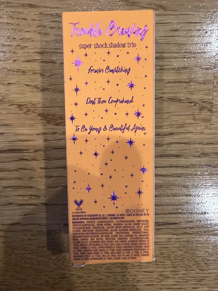 Colour Pop Disney's Hocus Pocus Trouble Brewing Super Shock Shadow Trio - NWB  - Image 3 of 4