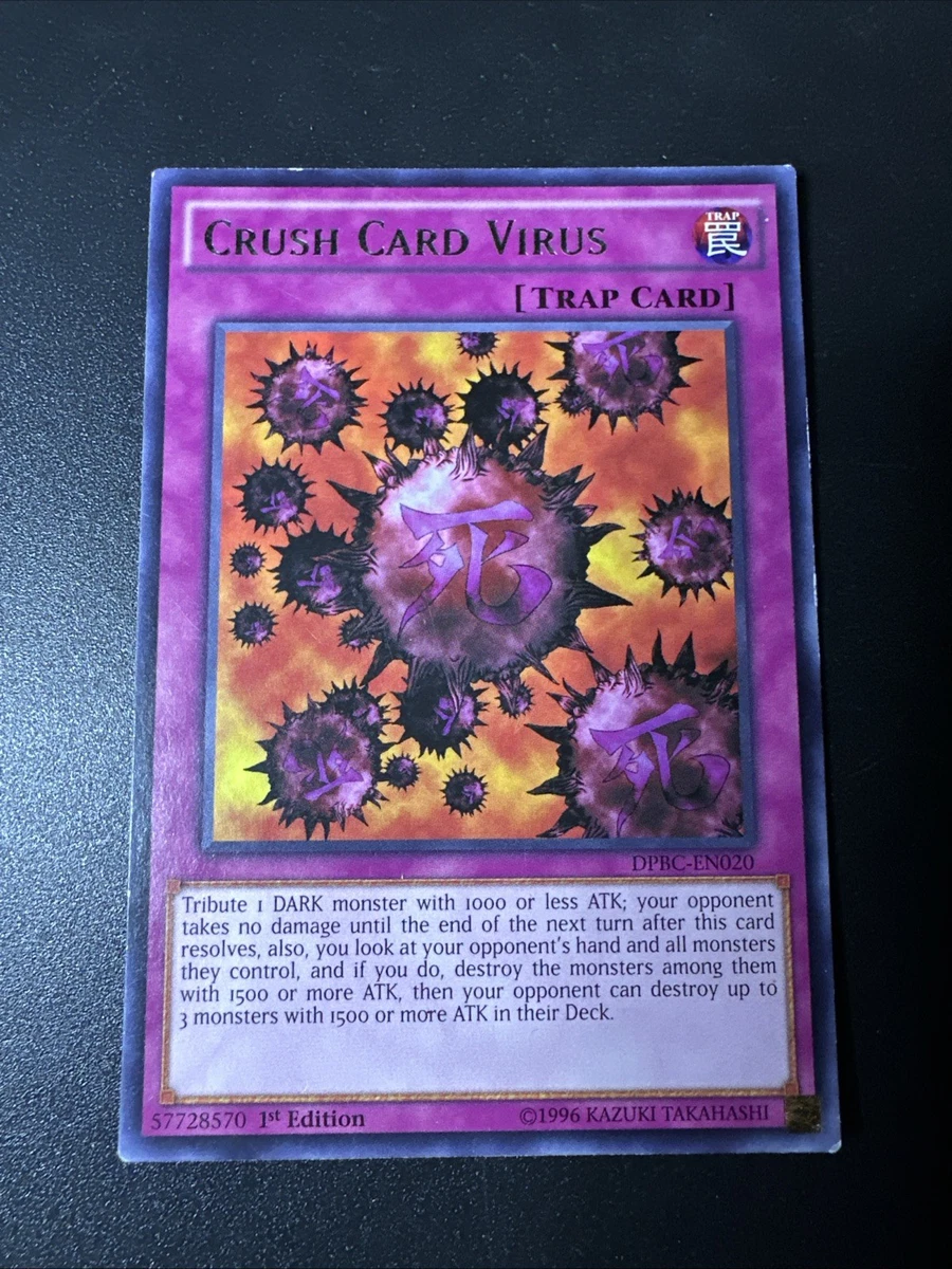 Crush Card Virus Yu-Gi-Oh! TCG Individual Trading Card Games for sale - eBay