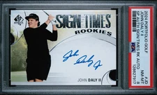 2024 Upper Deck John Daly II SP Authentic Sign of the Times AUTO RC PSA 8 POP 1