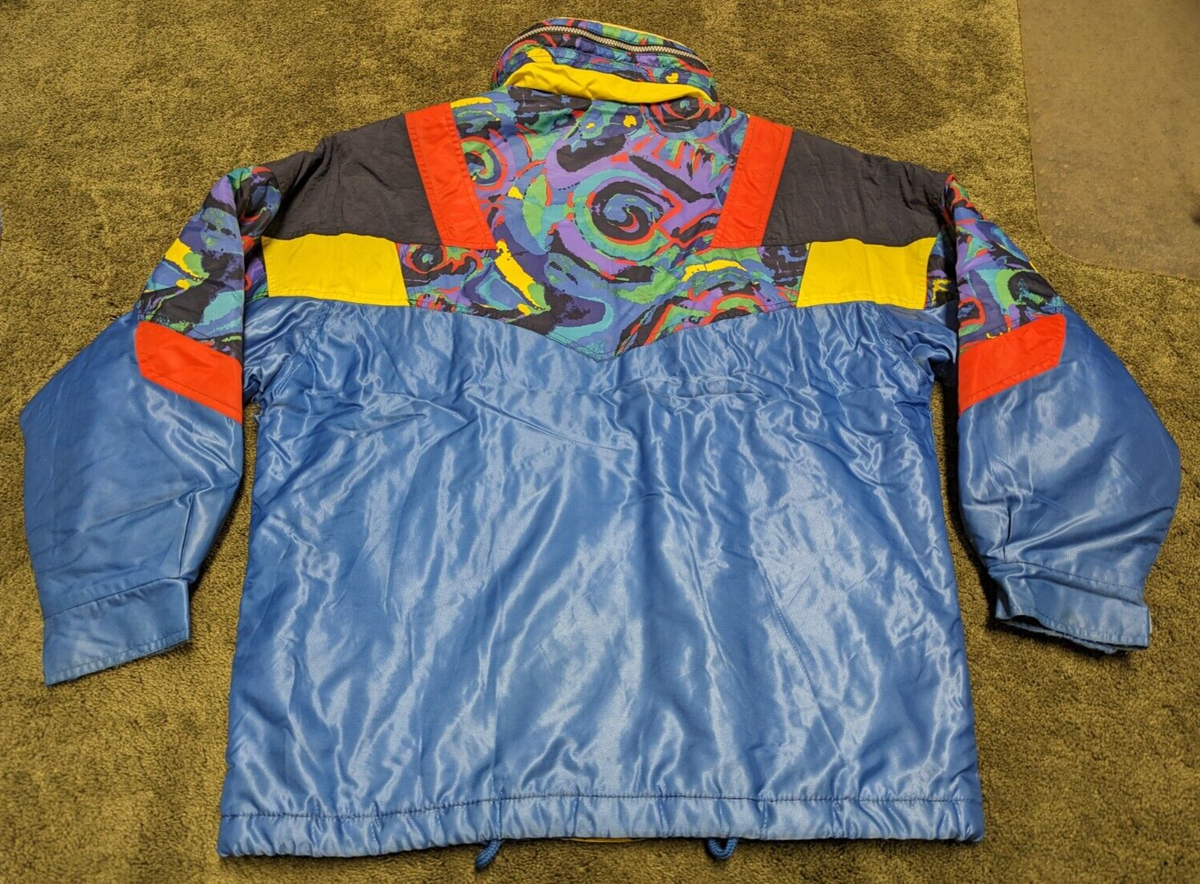 VTG Fila Mens 90s Ski Team Italia Jacket Alberto Tomba Sz M