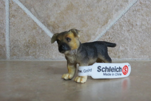 schleich german shepherd puppy