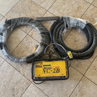 Multiquip Controller Multiquip VC-2B Concrete Vibrator Portable Controller W/ Attachments | eBay