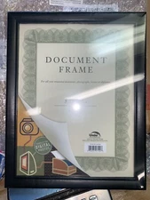 UNIEK DOCUMENT PICTURE FRAMES 8.5” x 11” new in box, set of 4