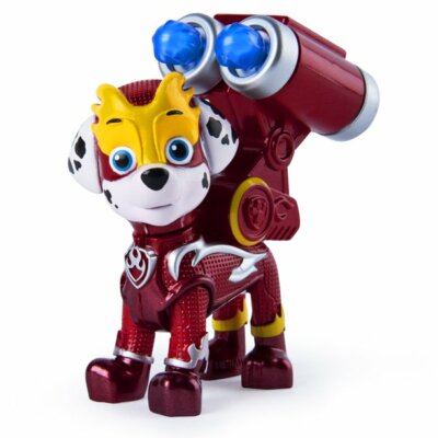Nickelodeon Marshall Paw Patrol Mighty Pups Dog Supper Paws Action Figure