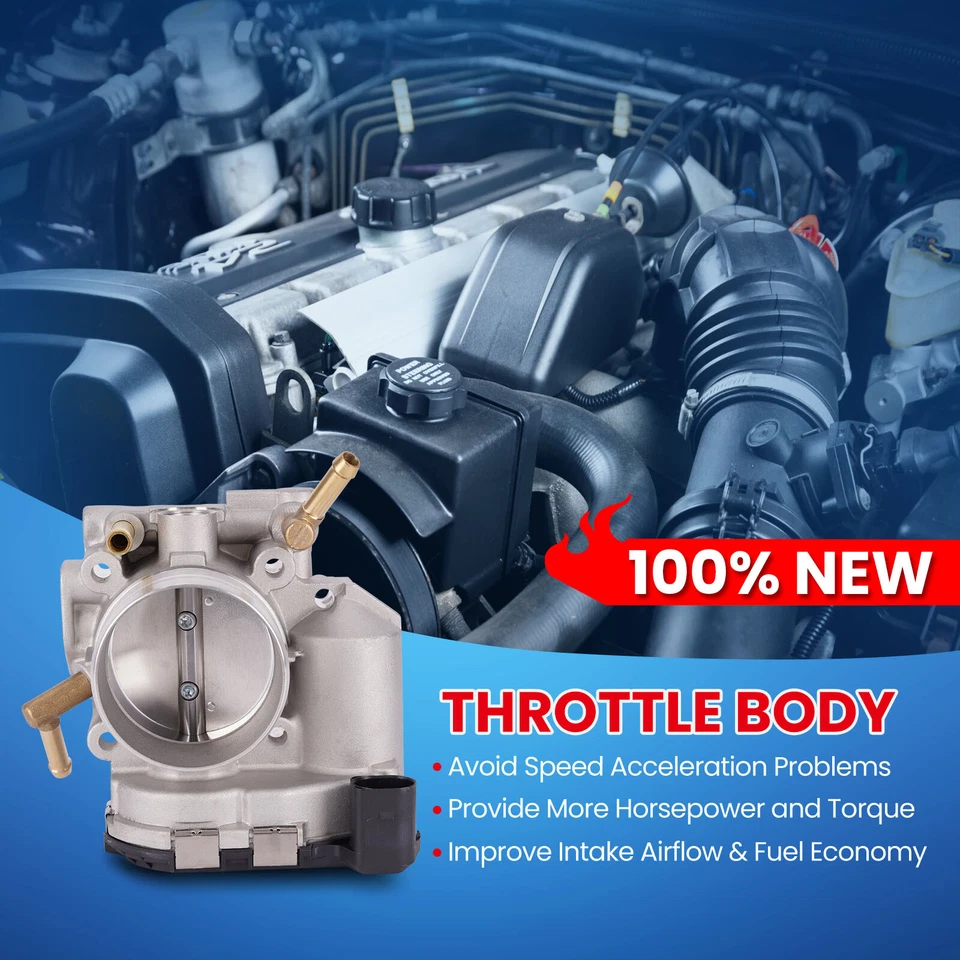 Cuerpo del acelerador S20156 para 01-05 Seat Ibiza Volkswagen Beetle Golf Jetta 2,0 L Foto 3 de 4