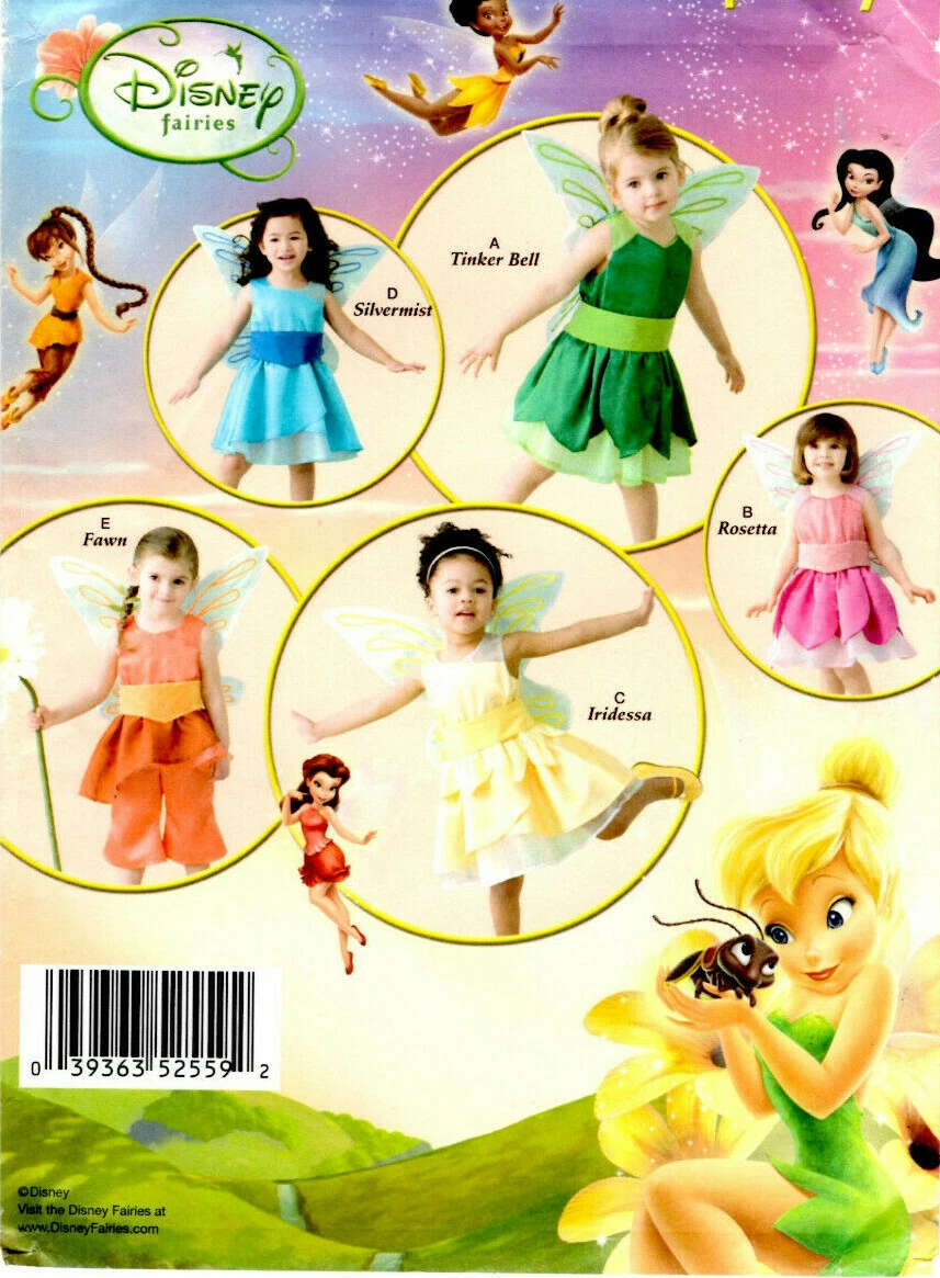 ROBE PRINCESSE FEE CLOCHETTE 3-4 ans (4) DISNEY FAIRIES