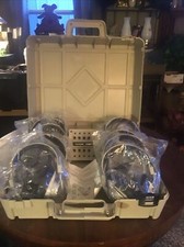 Califone 1218AV-PYC Listening Center  8 2924AV-P Headphones W/ Travel Case