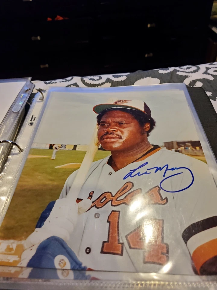 Orioles Lee May Autographed Color Photo. Coa - Image 2 of 2