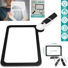 5X Magnifying Glass with 48 LED Light Clarity Handheld Seniors Reading»Magnifier