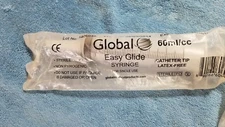 Disposable Easy Glide Global Sterile Syringe 60ml/cc Catheter Tip