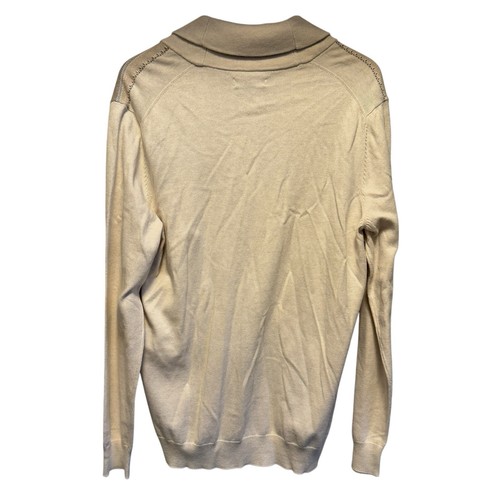Tasso Elba Sweater Luxe Lounge Silk Cashmere Cotton Blend Cardigan Large NWT - Picture 3 of 5