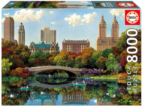 Educa Jigsaw New York Central Park 8000 Puzzles Toy Collection RARE ! SEALED New - Picture 1 of 2
