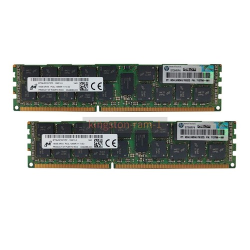 Micron 16 GB DDR3-1600MHz PC3L-12800R 2Rx4 RDIMM REG ECC Server Memory 1.35V lot - Picture 11 of 15