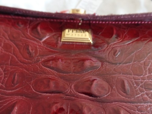 GIANFRANCO FERRE' PRET- A- PORTER SCHULTERTASCHE LEDER GEPRÄGT  - Bild 7 von 7