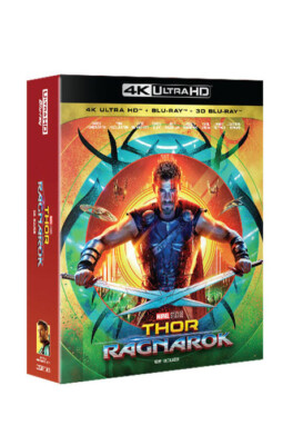 Thor: Ragnarok - 4K UHD + BLU-RAY 2D & 3D Steelbook Full Slip