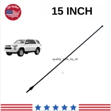 15" Short Black Antenna Mast Replacement AM/FM For TOYOTA 4RUNNER (2003-2017)